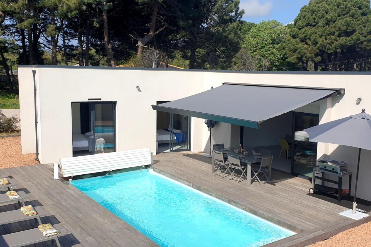 Villa Rossa 6 Pers Dans Residence Avec Piscine Chauffee Privee Lecci Exterior foto